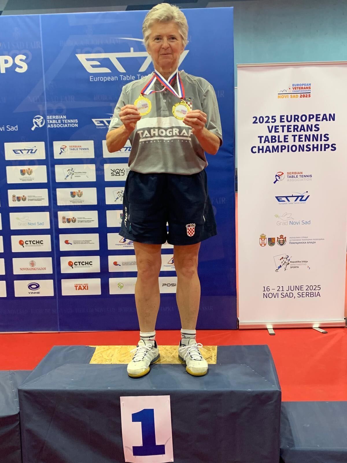 image from Dubbla guld till Branka på Veteran-EM
